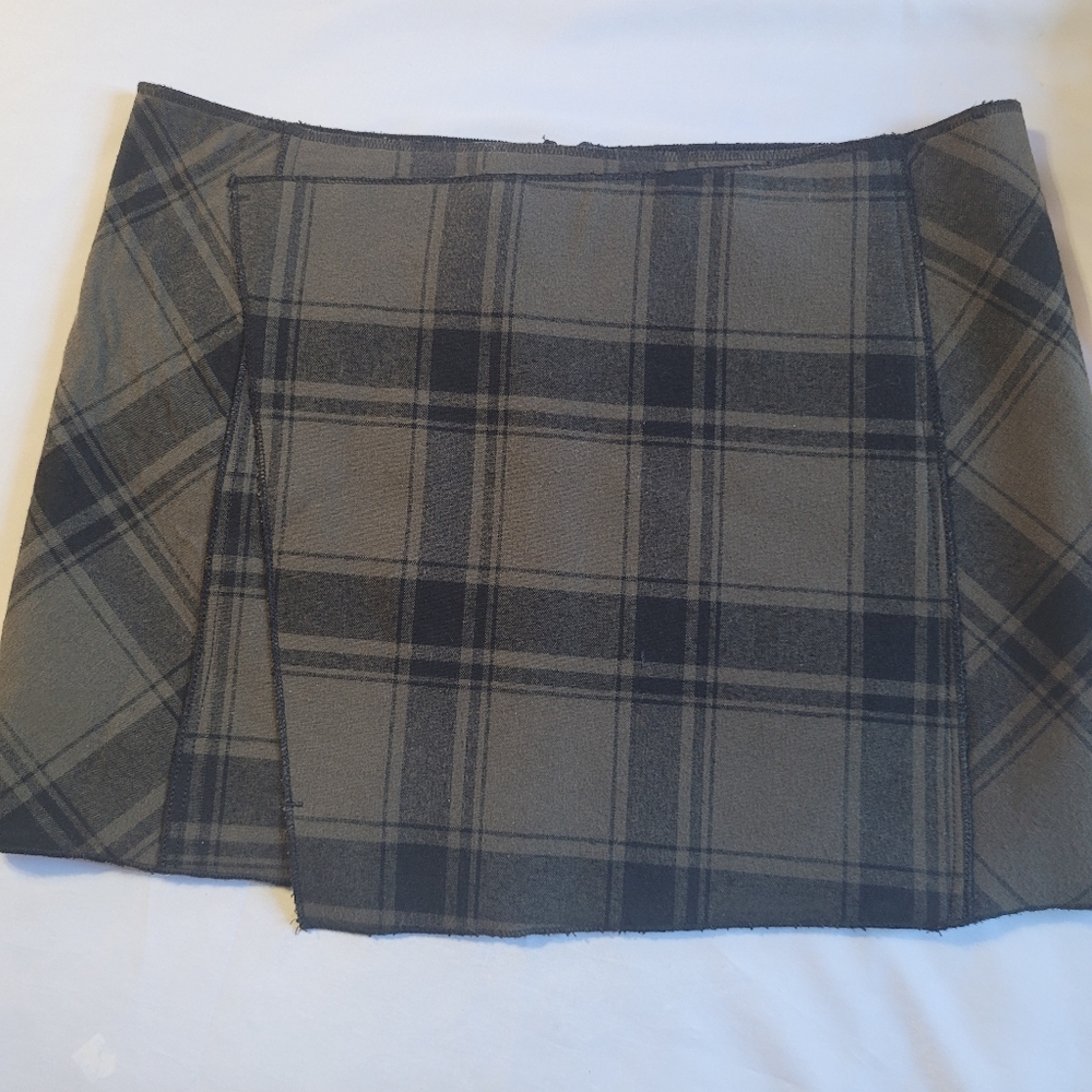 Free People Plaid Mini Skirt